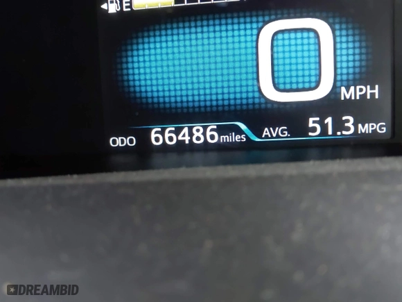 2016 Toyota Prius Four with VIN JTDKARFU3G3017761, listed as a IAAI auction lot 41829610 with 66,486 mi miles. Bid and sale history available at carsss.com. Image 15.