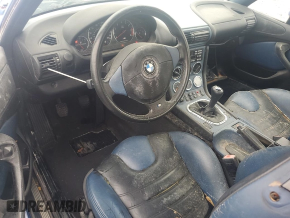 1998 BMW 3 Series M 3.2L with VIN WBSCK9336WLC87655, listed as a Copart auction lot 54451895 with 115,036 mi miles and Non Repairable. Bid and sale history available at carsss.com. Image 8.