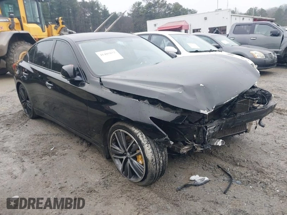 2015 Infiniti Q50 with VIN JN1BV7AP1FM347436, listed as a IAAI auction lot 41405852 with 126,940 mi miles and . Bid and sale history available at DreamBid. Image 1.