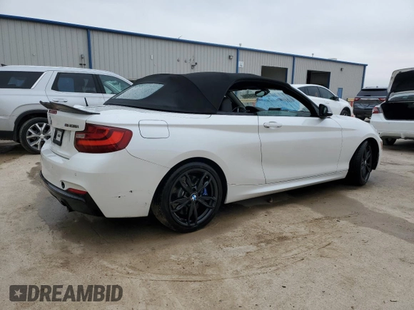 2016 BMW 2 Series M235i with VIN WBA1M1C59GV393903, listed as a Copart auction lot 78515724 with 0 mi miles and Salvage Title. Bid and sale history available at carsss.com. Image 3.