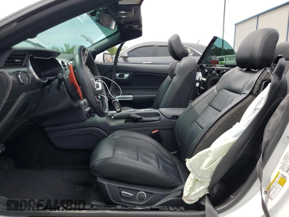 2018 Ford Mustang GT Premium with VIN 1FATP8FF6J5153639, listed as a Copart auction lot 50065995 with 24,979 mi miles and Salvage title. Bid and sale history available at DreamBid. Image 7.
