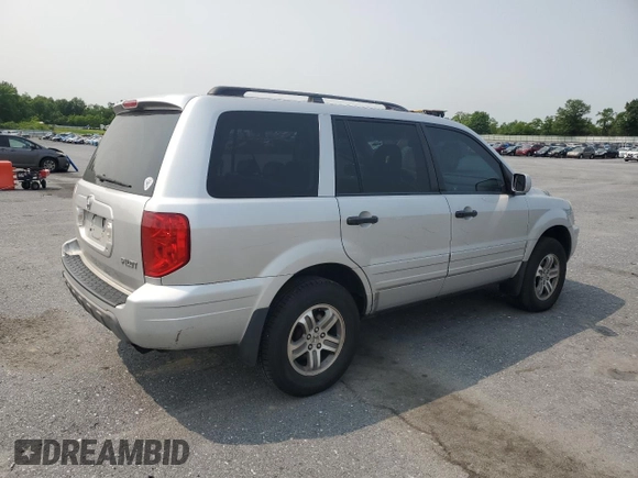 2003 Honda Pilot EX z VIN 2HKYF18673H503192, wystawiony jako Copart lot #58925075 z przebiegiem 249 119 mil mil oraz Szkoda całkowita • Salvage title. Historia ofert i sprzedaży dostępna na DreamBid. Obrazek 3.