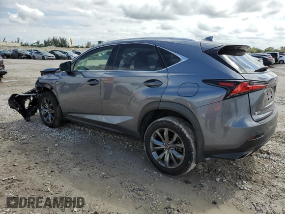 2021 Lexus NX 300 F Sport with VIN JTJSARBZ3M2200206, listed as a Copart auction lot 52511245 with 34,266 mi miles and Non repairable. Bid and sale history available at DreamBid. Image 2.