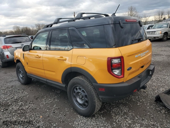 2022 Ford Bronco Sport Badlands with VIN 3FMCR9D93NRD71785, listed as a Copart auction lot 44273755 with NaN miles and Salvage Title. Bid and sale history available at carsss.com. Image 2.