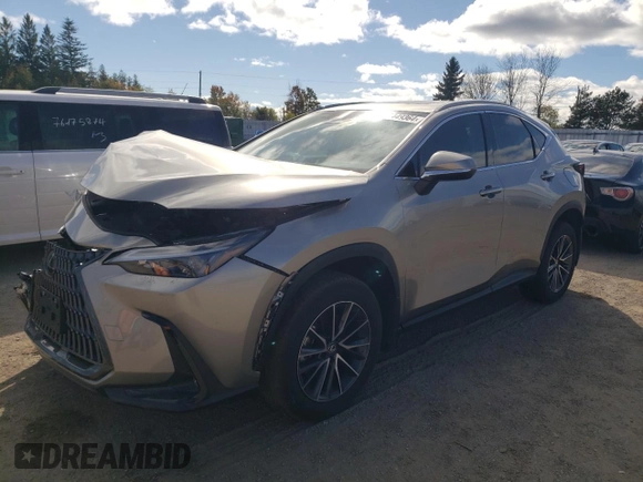 2024 Lexus NX with VIN 2T2GGCEZ9RC057671, listed as a Copart auction lot 76449364 with 6,074 mi miles and Salvage Title. Bid and sale history available at carsss.com. Image 1.