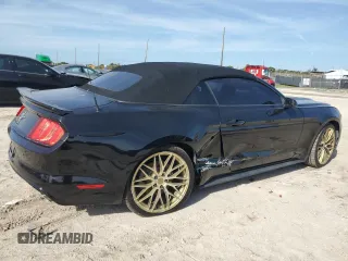 2017 Ford Mustang V6 with VIN 1FATP8EM2H5247804, listed as a Copart auction lot 87425734 with 109,779 mi miles and Salvage Title. Bid and sale history available at carsss.com. Image 3.