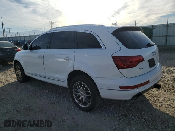 2011 Audi Q7 3.0L TDI Premium Plus with VIN WA1LMAFE3BD006617, listed as a Copart auction lot 81766604 with 0 mi miles and Clean Title. Bid and sale history available at carsss.com. Image 2.