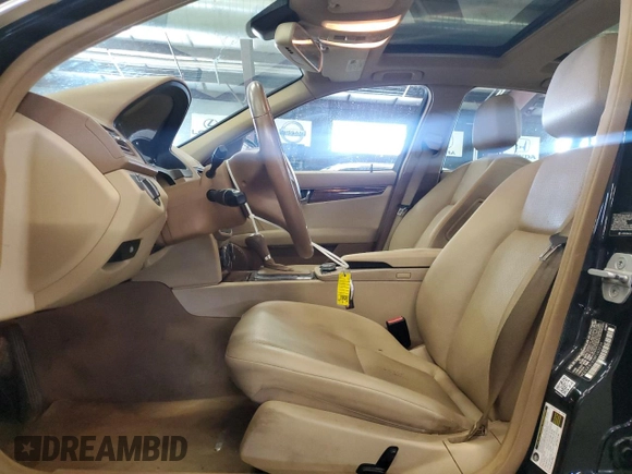 2008 Mercedes-Benz C 300 Sport with VIN WDDGF81X08F063234, listed as a Copart auction lot 64954335 with 110,050 mi miles and Clean title. Bid and sale history available at DreamBid. Image 7.