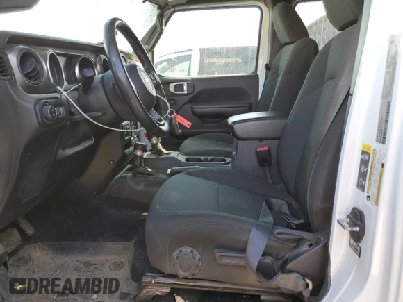2021 Jeep Gladiator Willys with VIN 1C6HJTAGXML623599, listed as a Copart auction lot 48971735 with 35,052 mi miles and Salvage Title. Bid and sale history available at carsss.com. Image 7.