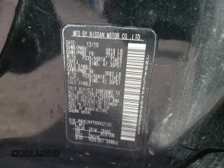 2011 Nissan Quest SL z VIN JN8AE2KP7B9002133, wystawiony jako Copart lot #43949255 z przebiegiem 136 869 mil mil oraz Szkoda całkowita • Salvage title. Historia ofert i sprzedaży dostępna na DreamBid. Obrazek 13.