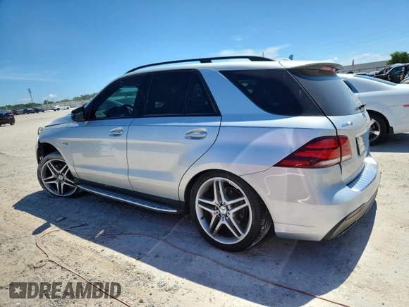 2017 Mercedes-Benz GLE 43 AMG with VIN 4JGDA6EB5HA957818, listed as a Copart auction lot 65246385 with 102,874 mi miles and Non repairable. Bid and sale history available at DreamBid. Image 2.