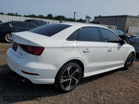 2020 Audi A3 Sedan S line Premium with VIN WAUBEGFF1LA095081, listed as a Copart auction lot 59204623 with 31,721 mi miles. Bid and sale history available at carsss.com. Image 3.