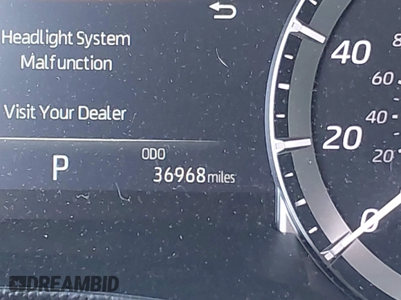 2023 Toyota Highlander L with VIN 5TDKDRBH2PS018687, listed as a IAAI auction lot 41709063 with 36,968 mi miles and . Bid and sale history available at DreamBid. Image 16.