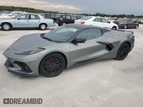 2023 Chevrolet Corvette 3LT with VIN 1G1YC3D47P5125298, listed as a Copart auction lot 74938004 with Not provided miles and Clean title. Bid and sale history available at DreamBid. Image 1.