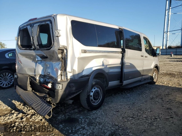 2020 Ford Transit Passenger XL z VIN 1FBAX2Y89LKA00517, wystawiony jako Copart lot #80624134 z przebiegiem 62 846 mil mil oraz Szkoda całkowita • Salvage title. Historia ofert i sprzedaży dostępna na DreamBid. Obrazek 3.