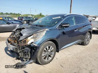 2017 Nissan Murano SL with VIN 5N1AZ2MH5HN166403, listed as a Copart auction lot 63956824 with Not Provided miles and Non Repairable. Bid and sale history available at carsss.com. Image 1.
