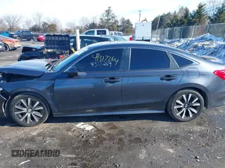 2023 Honda Civic Sedan EX with VIN 2HGFE1F75PH319522, listed as a IAAI auction lot 41317264 with 27,089 mi miles. Bid and sale history available at carsss.com. Image 14.