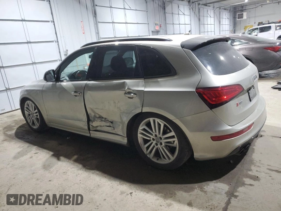 2017 Audi SQ5 Prestige with VIN WA1VCAFP9HA059832, listed as a Copart auction lot 41493775 with 162,554 mi miles and Salvage title. Bid and sale history available at DreamBid. Image 2.