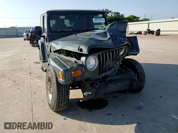 2003 Jeep Wrangler Sahara with VIN 1J4FA59S93P376775, listed as a Copart auction lot 53979415 with 93,995 mi miles and Salvage title. Bid and sale history available at DreamBid. Image 13.