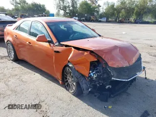 2008 Cadillac CTS RWD w/1SB with VIN 1G6DV57VX80190244, listed as a IAAI auction lot 41807361 with 129,555 mi miles. Bid and sale history available at carsss.com. Image 1.