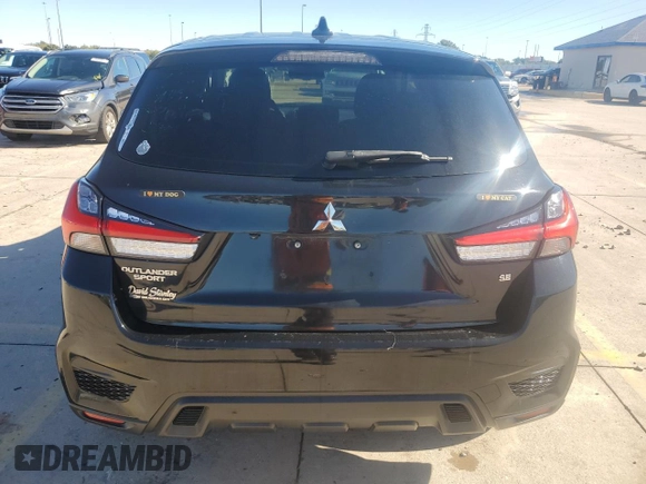 2021 Mitsubishi Outlander Sport SE with VIN JA4APVAU6MU015769, listed as a Copart auction lot 79435574 with 57,377 mi miles and Salvage Title. Bid and sale history available at carsss.com. Image 6.