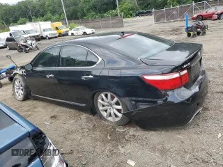 2009 Lexus LS 460 with VIN JTHCL46F795002365, listed as a Copart auction lot 64382465 with Not provided miles and Salvage title. Bid and sale history available at DreamBid. Image 2.