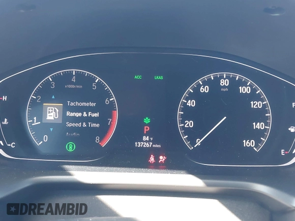 2019 Honda Accord Sport with VIN 1HGCV1F30KA176230, listed as a IAAI auction lot 42010361 with 137,267 mi miles and . Bid and sale history available at DreamBid. Image 7.