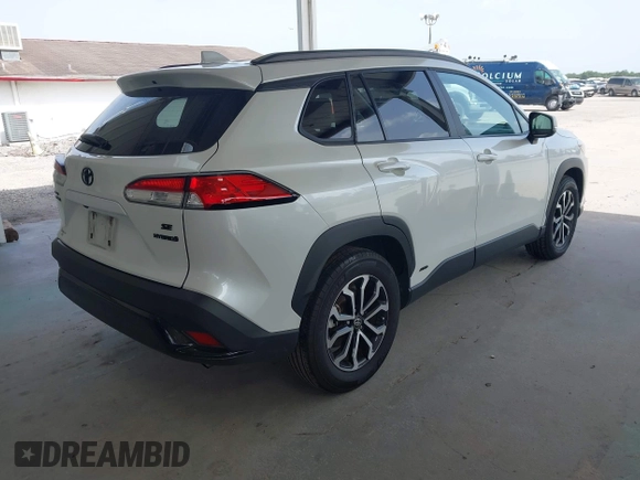 2023 Toyota Corolla Cross Hybrid S with VIN 7MUFBABG3PV001144, listed as a IAAI auction lot 42442124 with 116,674 mi miles and . Bid and sale history available at DreamBid. Image 4.