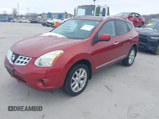 2012 Nissan Rogue SV with VIN JN8AS5MV8CW394256, listed as a IAAI auction lot 41398492 with 169,000 mi miles. Bid and sale history available at carsss.com. Image 2.