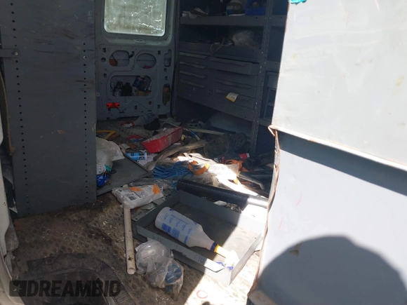 2013 Ford Econoline Cargo Commercial with VIN 1FTNE1EW9DDB08223, listed as a IAAI auction lot 41788319 with Not provided miles and . Bid and sale history available at DreamBid. Image 8.
