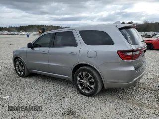 2019 Dodge Durango GT Plus with VIN 1C4RDHDG0KC721180, listed as a Copart auction lot 47705185 with 90,305 mi miles and Salvage Title. Bid and sale history available at carsss.com. Image 2.