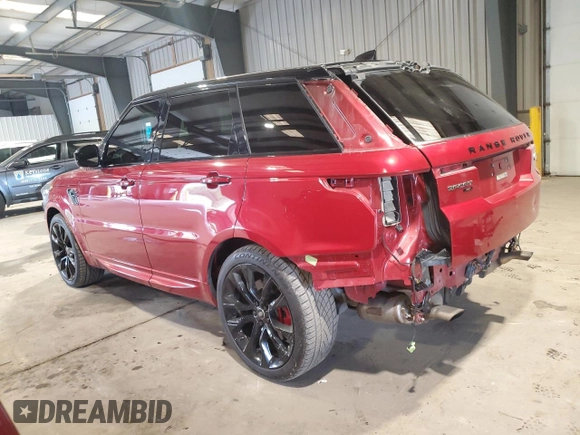 2019 Land Rover Range Rover Sport HST with VIN SALWS2SU9KA871937, listed as a Copart auction lot 59045735 with 63,852 mi miles and Salvage title. Bid and sale history available at DreamBid. Image 2.