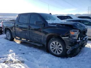 2023 Chevrolet Silverado 1500 Custom with VIN 3GCPDBEK4PG147047, listed as a Copart auction lot 89360665 with 73,611 mi miles and Salvage Title. Bid and sale history available at DreamBid. Image 4.