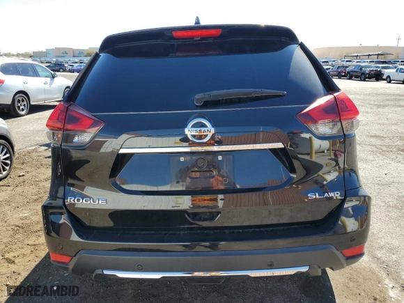 2019 Nissan Rogue SV with VIN 5N1AT2MV0KC743428, listed as a Copart auction lot 46267955 with 77,740 mi miles and Salvage Title. Bid and sale history available at carsss.com. Image 6.