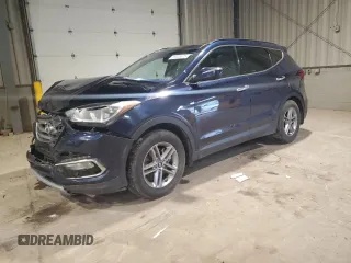 2018 Hyundai Santa Fe 2.4L z VIN 5XYZUDLB0JG549953, wystawiony jako Copart lot #55938625 z przebiegiem 147 336 mil mil oraz Szkoda całkowita • Salvage title. Historia ofert i sprzedaży dostępna na DreamBid. Obrazek 1.