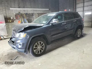 2014 Jeep Grand Cherokee Limited z VIN 1C4RJFBG1EC385446, wystawiony jako Copart lot #59094105 z przebiegiem 128 449 mil mil oraz Szkoda całkowita • Salvage title. Historia ofert i sprzedaży dostępna na DreamBid. Obrazek 1.