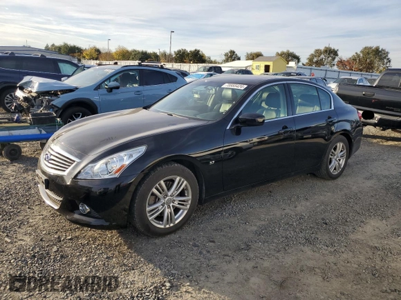 2015 Infiniti Q40 with VIN JN1CV6AP4FM500566, listed as a Copart auction lot 78955424 with 114,098 mi miles and Salvage Title. Bid and sale history available at carsss.com. Image 1.