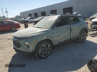 2024 Chevrolet TrailBlazer RS with VIN KL79MTSL1RB106783, listed as a Copart auction lot 50127865 with 17,968 mi miles and Salvage Title. Bid and sale history available at carsss.com. Image 1.