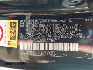 2011 Lexus RX 350 с VIN 2T2BK1BA2BC116285, выставлен на аукционе IAAI как лот 42371818 с пробегом 168 216 миль миль и . История ставок и продаж доступна на DreamBid. Изображение 9.