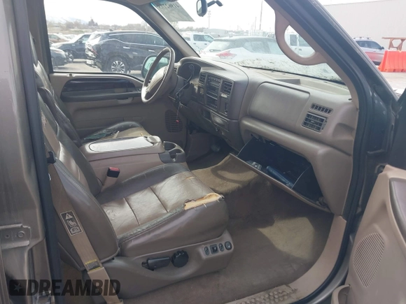 2002 Ford Excursion Limited z VIN 1FMNU42S42ED36879, wystawiony jako IAAI lot #41962773 z przebiegiem Nie podano mil oraz . Historia ofert i sprzedaży dostępna na DreamBid. Obrazek 5.