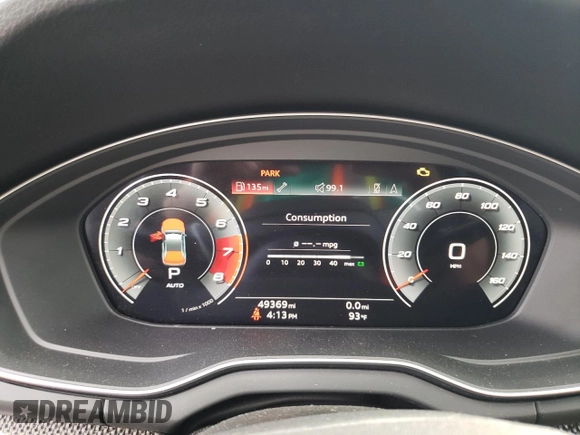 2021 Audi SQ5 Prestige с VIN WA1C4BFYXM2063895, выставлен на аукционе Copart как лот 62952085 с пробегом 49 369 миль миль и Списание • Salvage title. История ставок и продаж доступна на DreamBid. Изображение 9.