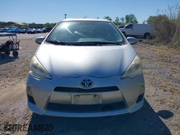 2013 Toyota Prius One with VIN JTDKDTB30D1047034, listed as a IAAI auction lot 42143557 with 186,866 mi miles. Bid and sale history available at carsss.com. Image 12.