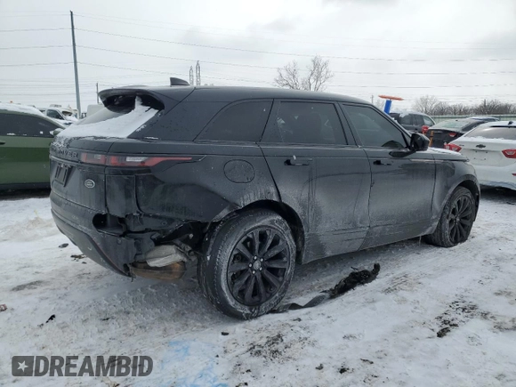 2021 Land Rover Range Rover Velar R-Dynamic S with VIN SALYT2EX8MA315343, listed as a Copart auction lot 46092955 with 42,927 mi miles and Salvage Title. Bid and sale history available at carsss.com. Image 3.