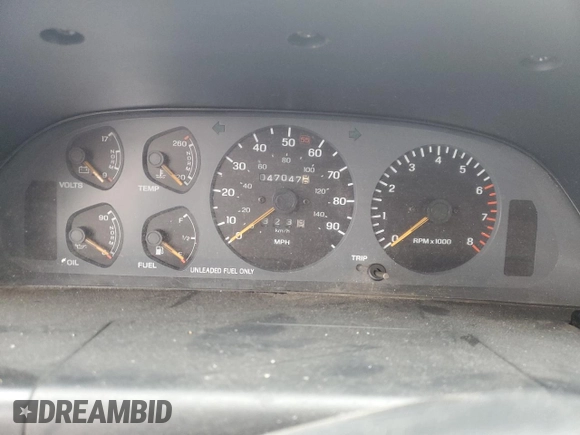 1991 Ford Probe z VIN 1ZVPT21U6M5183817, wystawiony jako Copart lot #78730774 z przebiegiem 47 047 mil mil oraz Szkoda całkowita • Salvage title. Historia ofert i sprzedaży dostępna na DreamBid. Obrazek 9.