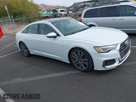 2019 Audi A6 Premium Plus with VIN WAUL2AF28KN022417, listed as a IAAI auction lot 41741395 with 61,767 mi miles. Bid and sale history available at carsss.com. Image 1.