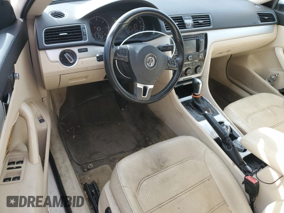 2013 Volkswagen Passat TDI SE with VIN 1VWBN7A33DC114796, listed as a Copart auction lot 86446374 with 111,820 mi miles and Clean Title. Bid and sale history available at carsss.com. Image 8.