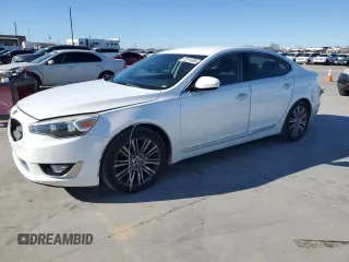 2016 Kia Cadenza Premium with VIN KNALN4D72G5216455, listed as a Copart auction lot 85194584 with 105,881 mi miles and Salvage Title. Bid and sale history available at carsss.com. Image 1.