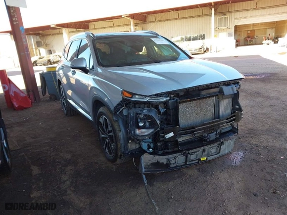2019 Hyundai Santa Fe Limited with VIN 5NMS53AA8KH077883, listed as a IAAI auction lot 41884106 with 61,232 mi miles. Bid and sale history available at carsss.com. Image 1.