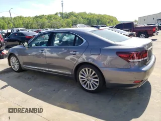 2015 Lexus LS 460 L with VIN JTHDL5EF7F5007136, listed as a Copart auction lot 51334974 with 194,186 mi miles and Salvage title. Bid and sale history available at DreamBid. Image 2.