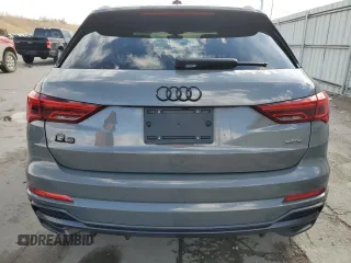 2022 Audi Q3 S line Premium Plus with VIN WA1EECF3XN1045971, listed as a Copart auction lot 50026375 with 28,412 mi miles and Salvage Title. Bid and sale history available at carsss.com. Image 6.